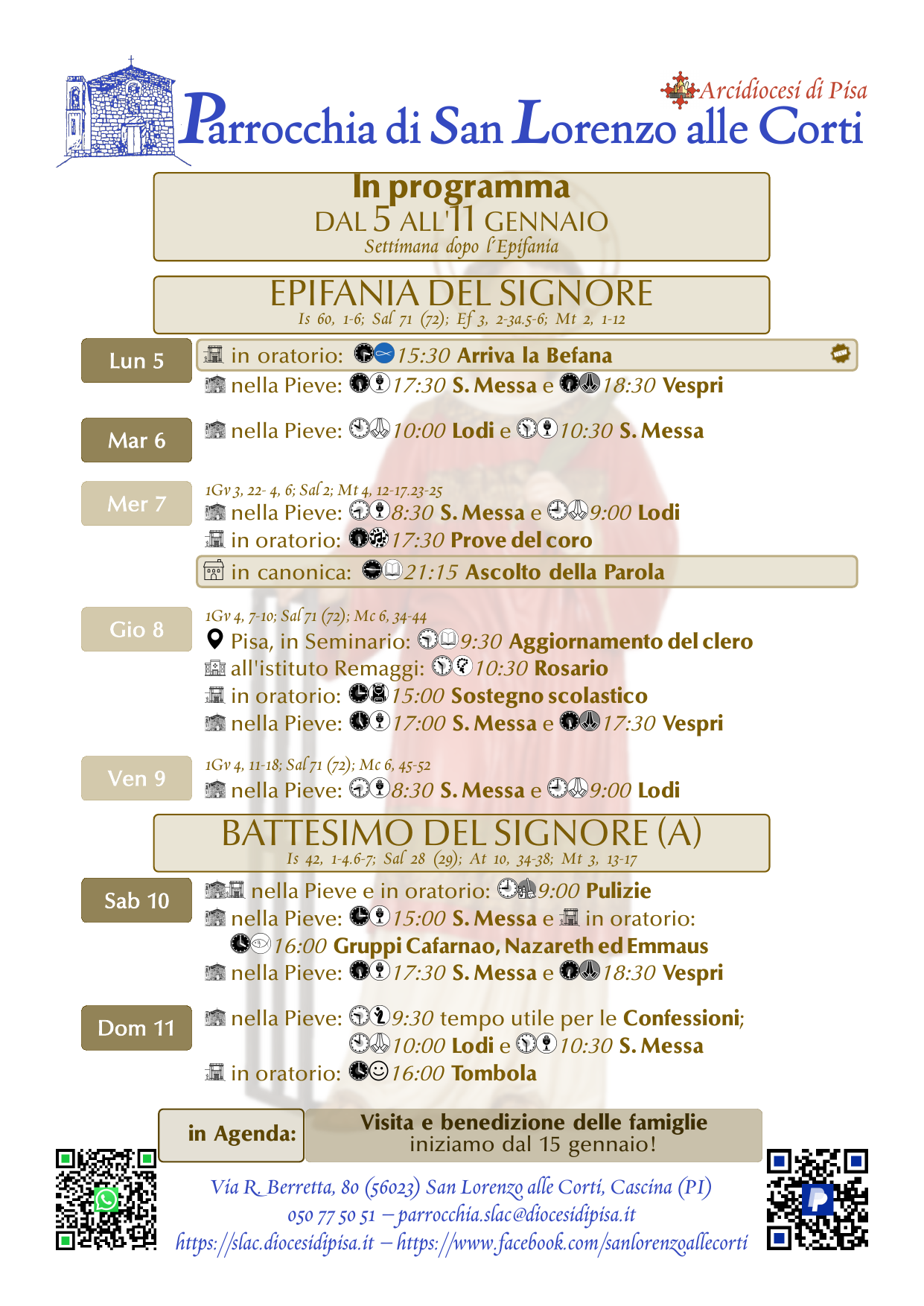 5 – 11 gennaio 2026