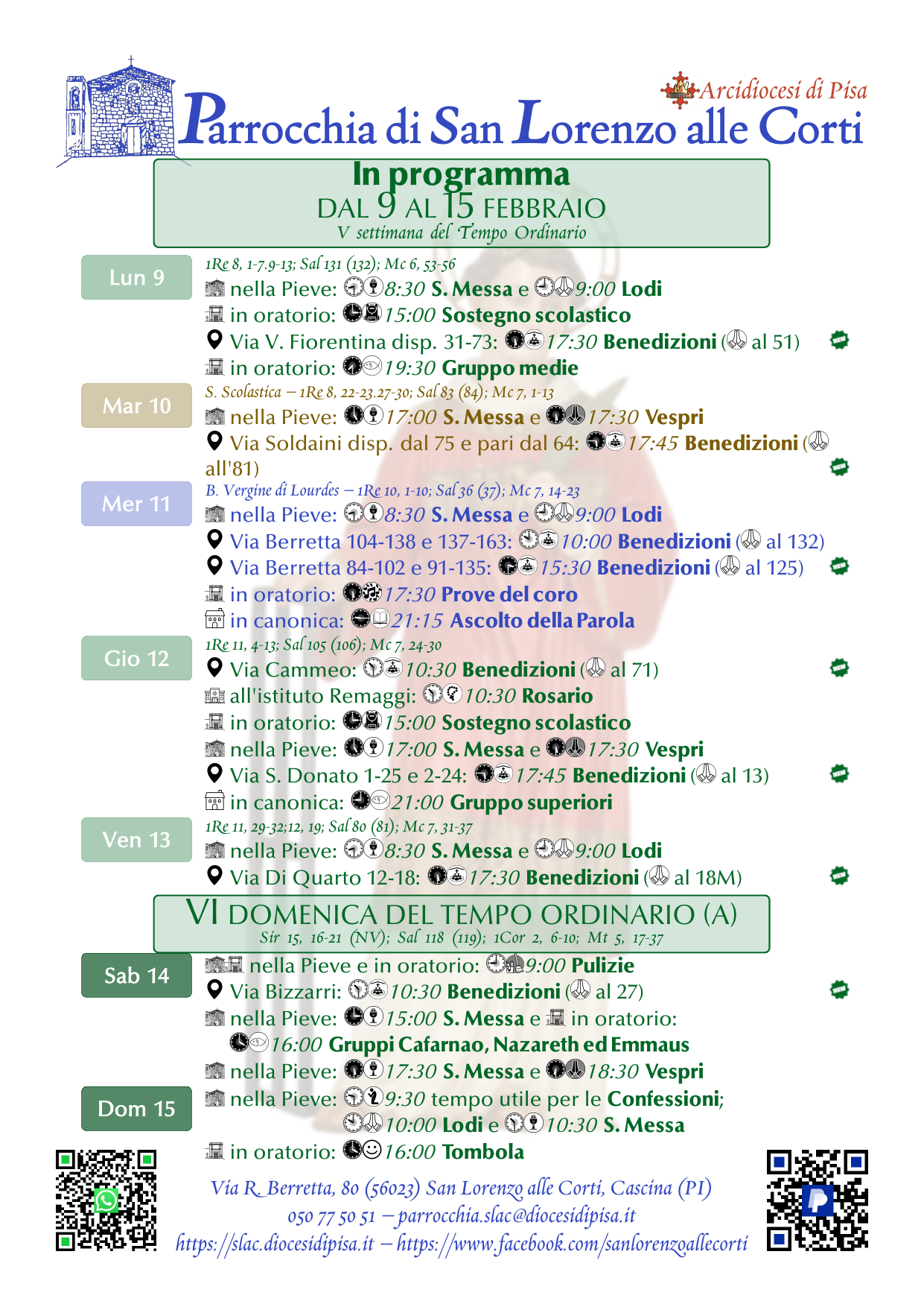 9-15 febbraio 2026