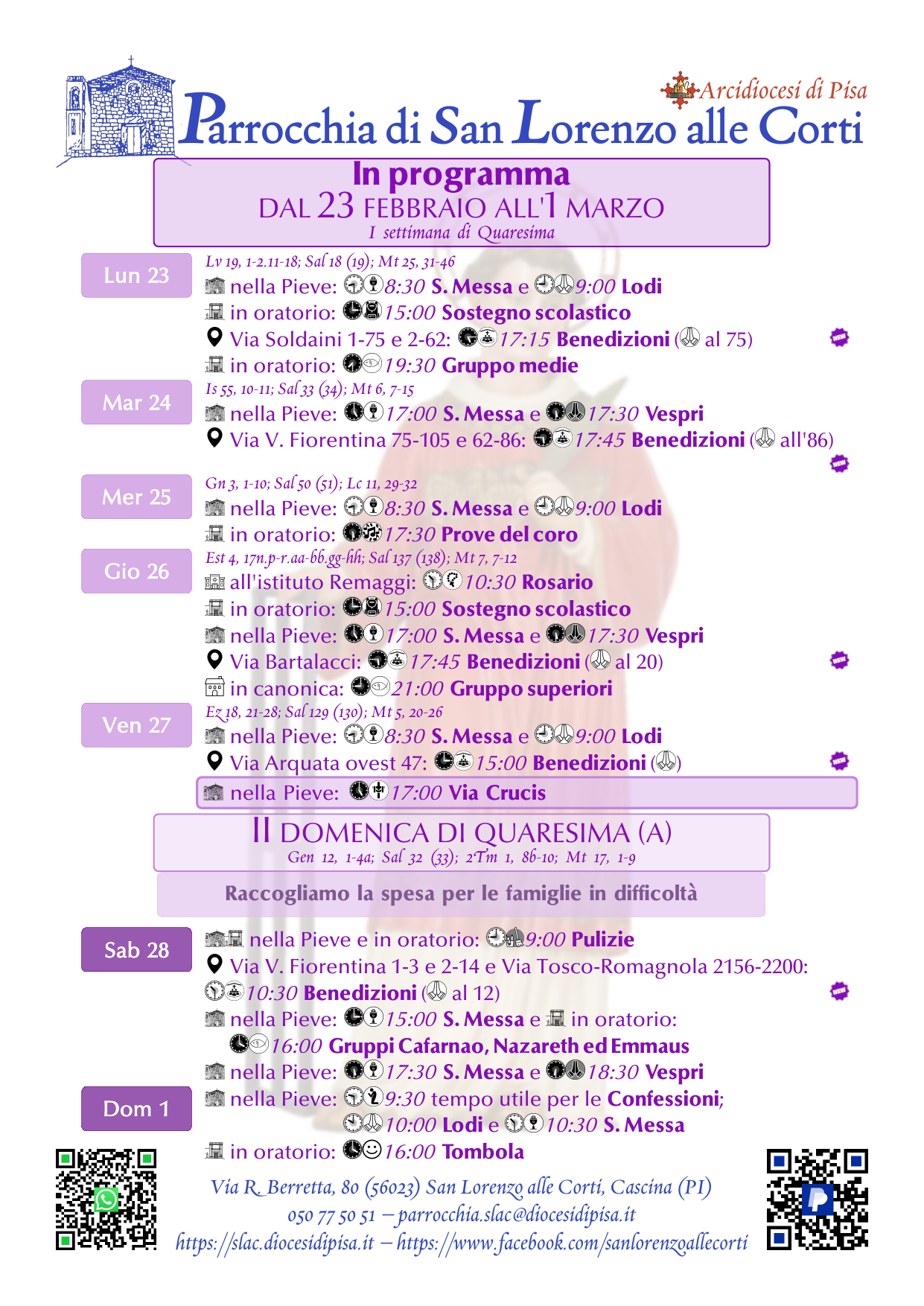 23 febbraio – 1 marzo 2026