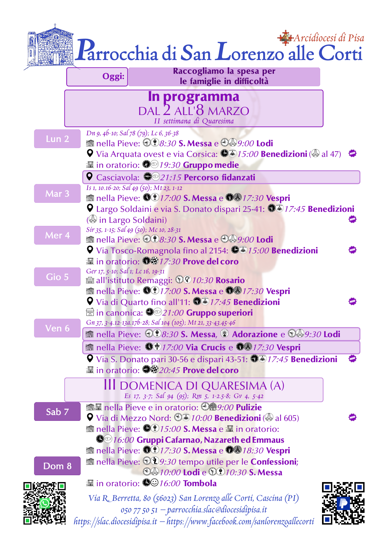 2-8 marzo 2026