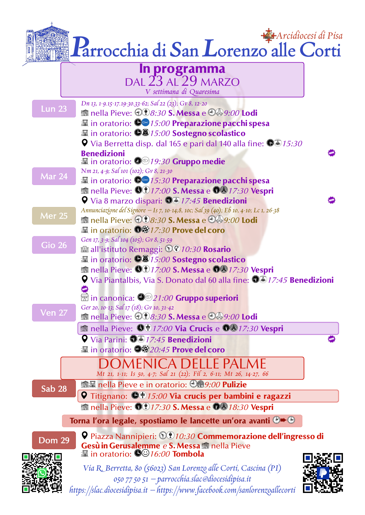 23-29 marzo 2026