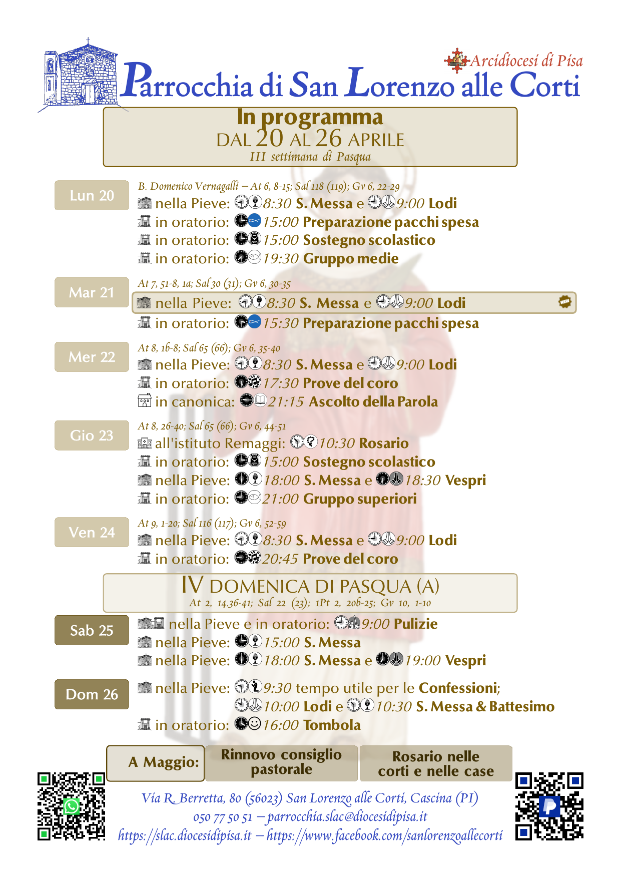 20-26 aprile 2026