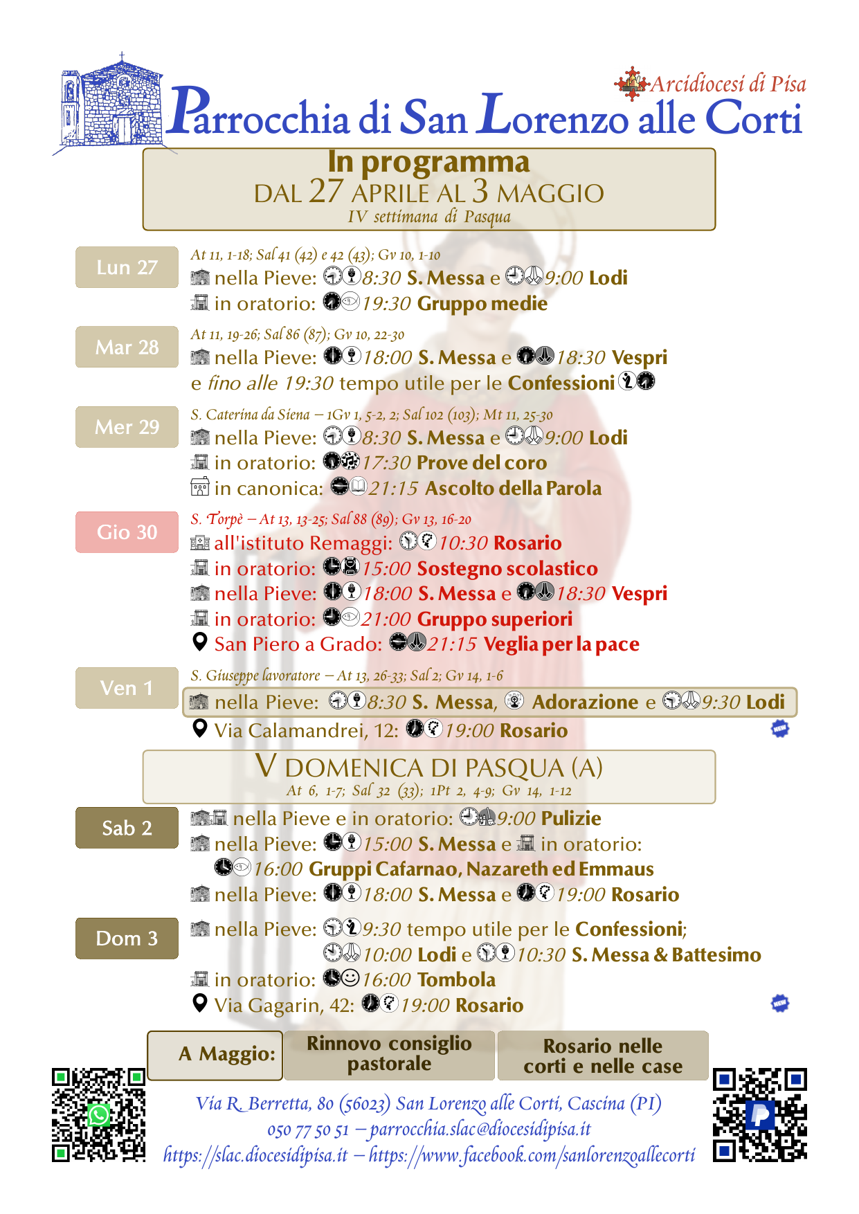 27 aprile-3 maggio 2026