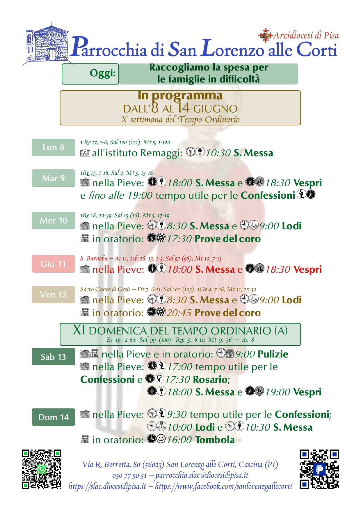 8-14 giugno 2026