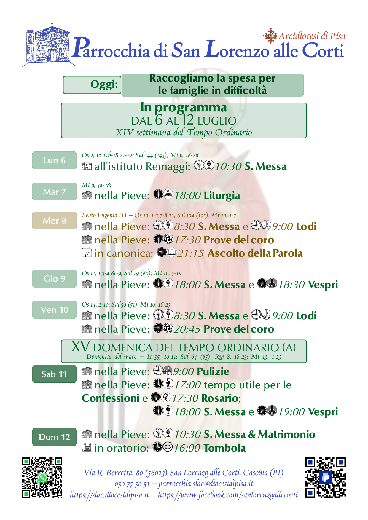 6-12 luglio 2026