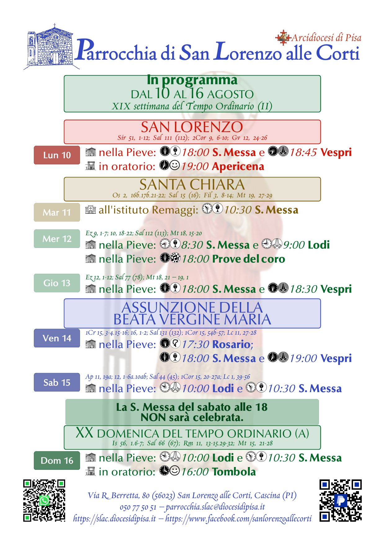 10-16 agosto 2026